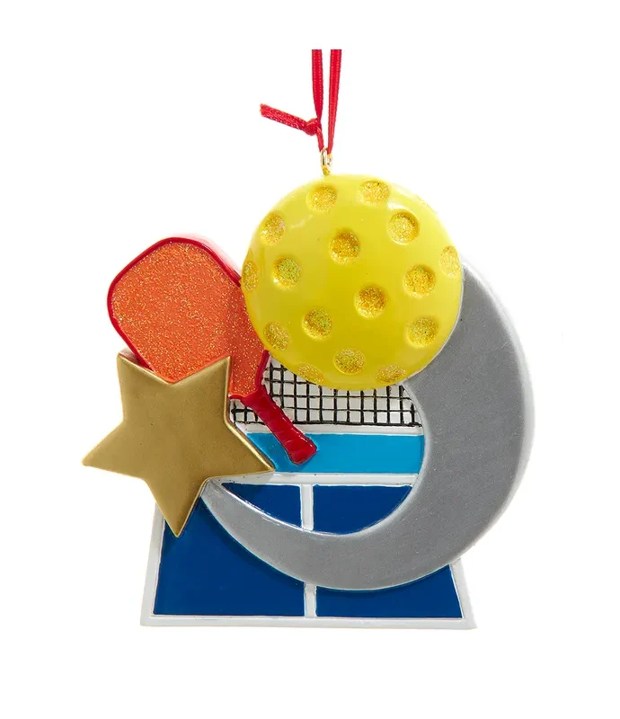 Kurt S. Adler - Pickleball Ornament For Personalization