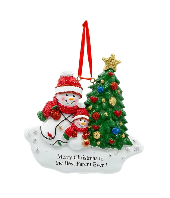 Kurt S. Adler - Single Parent With Child Ornament For Personalization