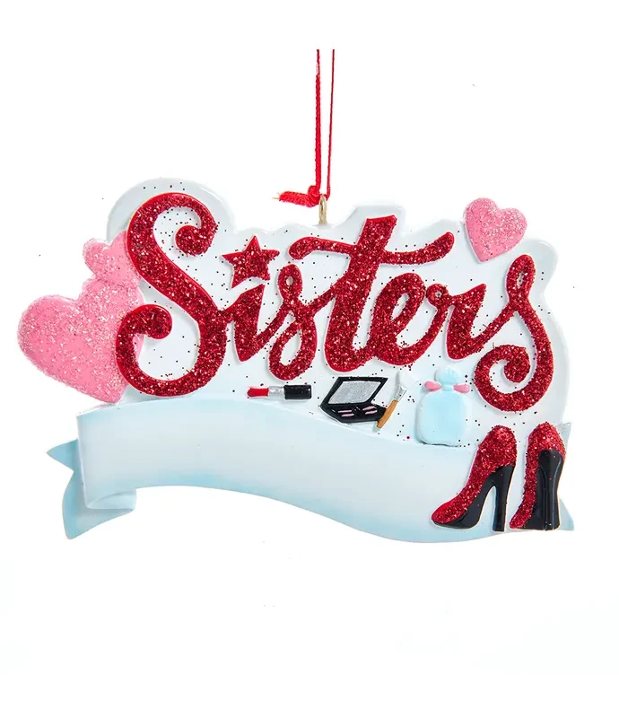 Kurt S. Adler - Sisters Ornament For Personalization