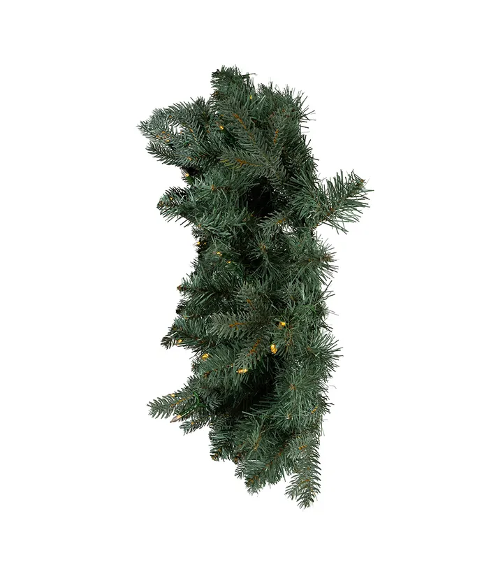 Kurt S. Adler - 24" Un-Lit Noble Fir Wreath - Multicolored - Image 5
