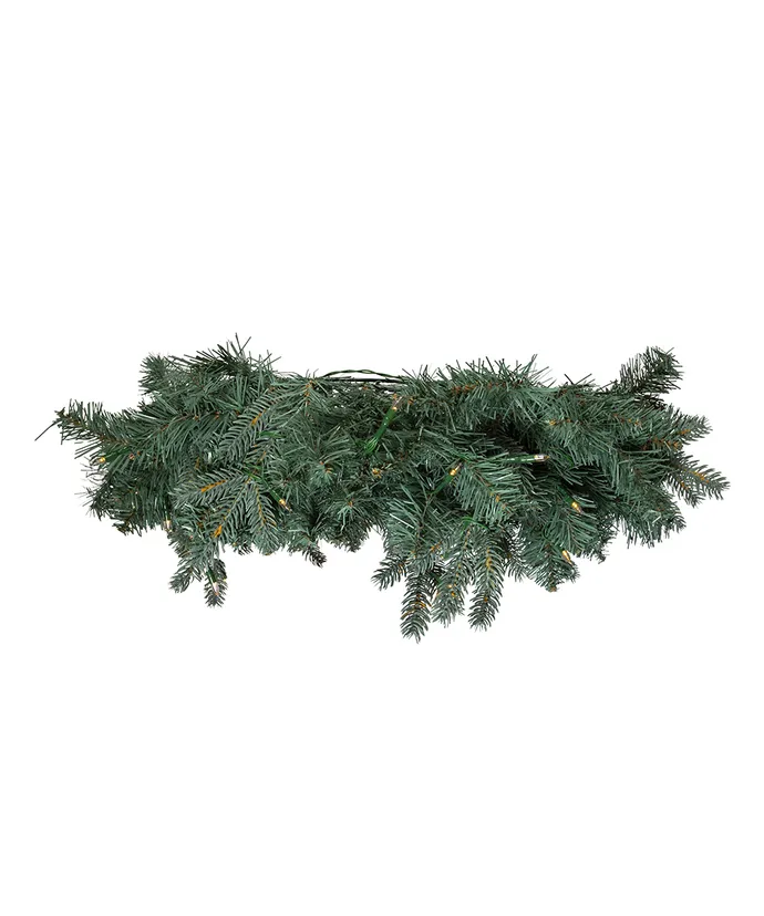 Kurt S. Adler - 24" Un-Lit Noble Fir Wreath - Multicolored - Image 6