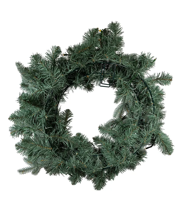 Kurt S. Adler - 33" Un-Lit Orange Halloween Wreath - Multicolored - Image 4