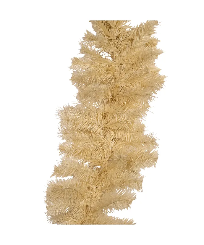 Kurt S. Adler - 9' Un-Lit Cream Colored Garland - Image 2