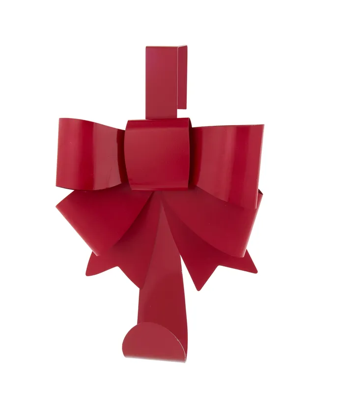Kurt S. Adler - Red Bow Over The Door Wreath Hanger - Multicolored