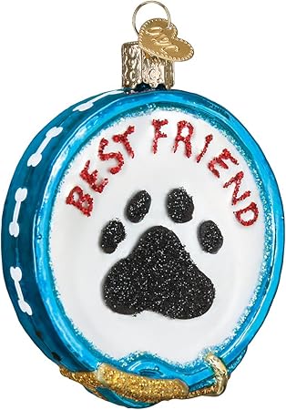 Old World Christmas - Dog Collar Ornament - Multicolored