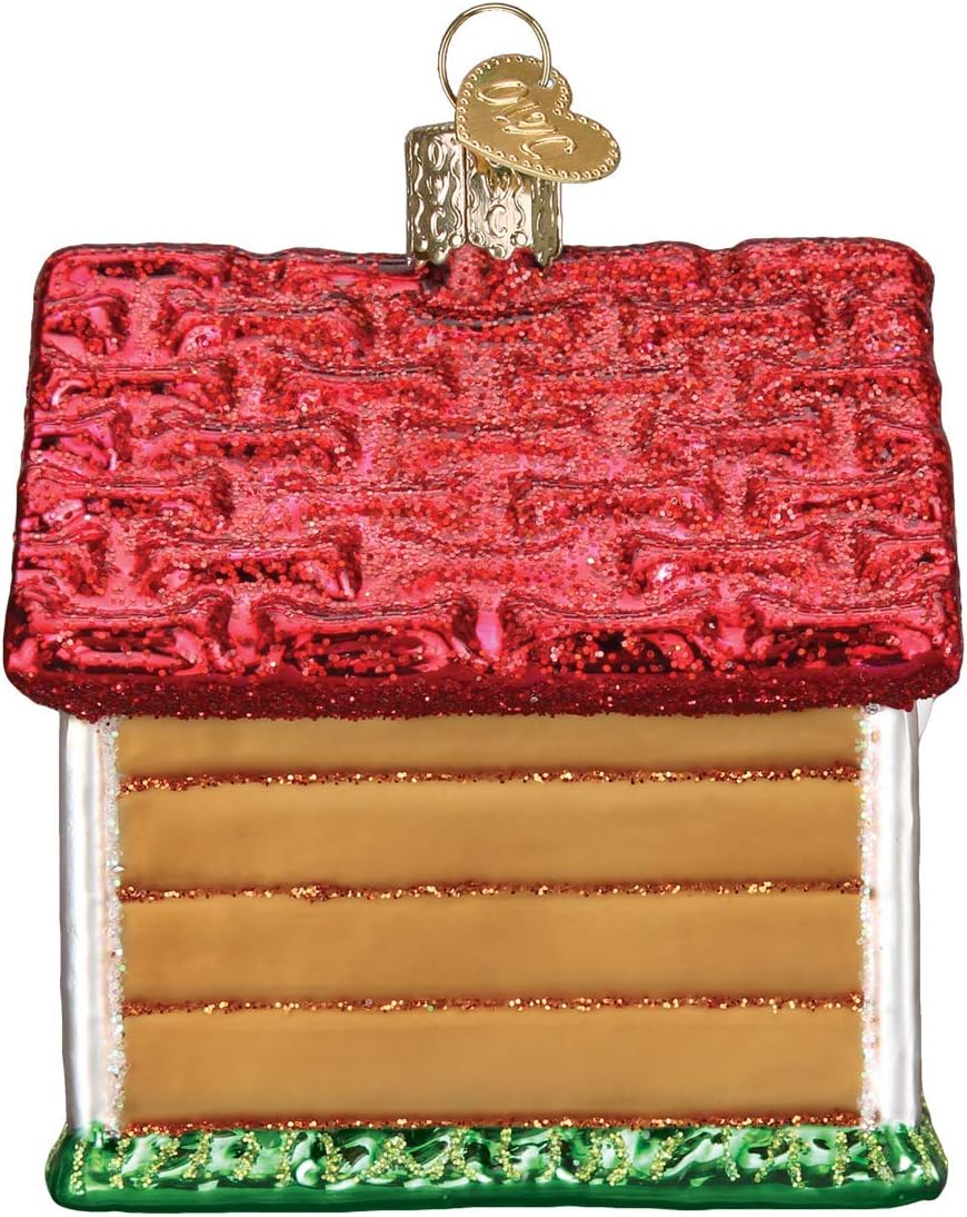Old World Christmas - Dog House Ornament - Multicolored - Image 3