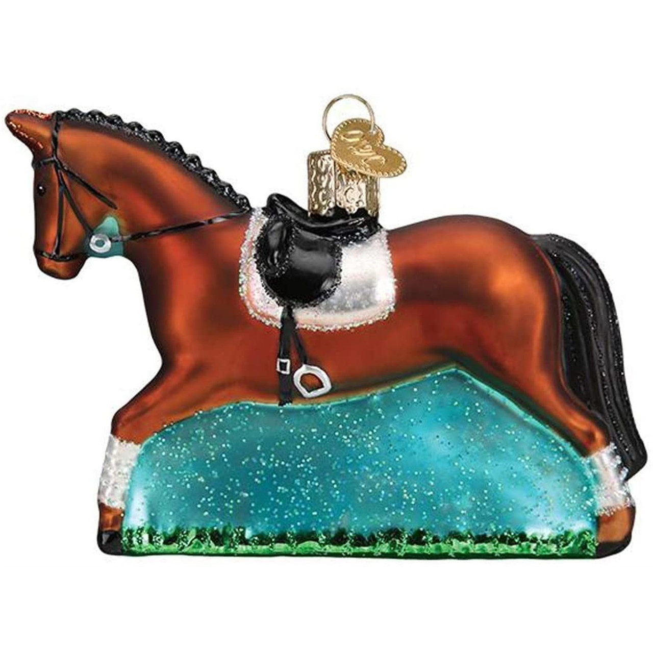 Old World Christmas - Dressage Horse Ornament - Multicolored