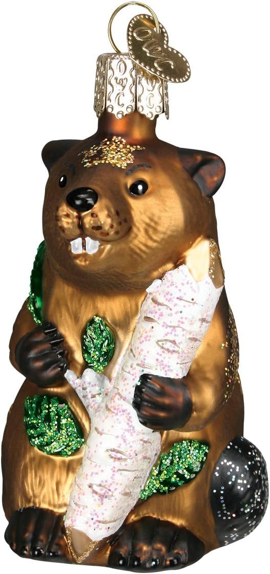 Old World Christmas - Eager Beaver Ornament - Multicolored