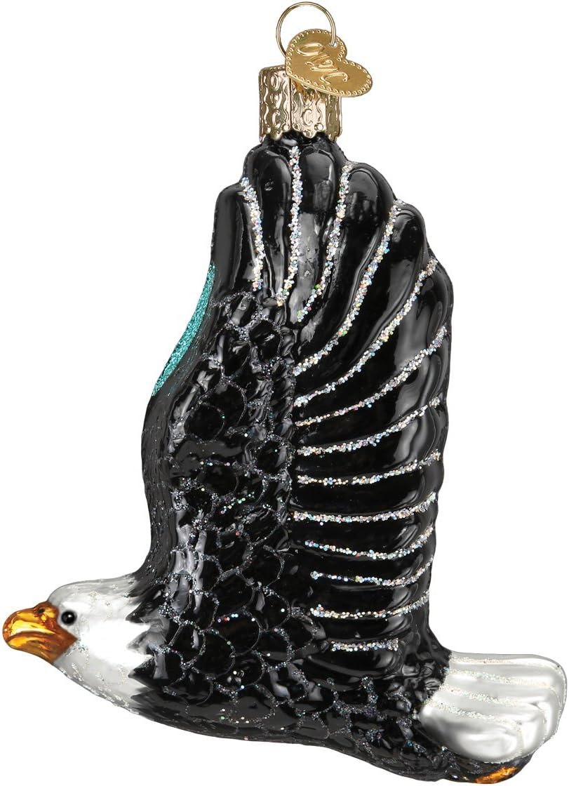 Old World Christmas - Eagle In Flight Ornament - Multicolored