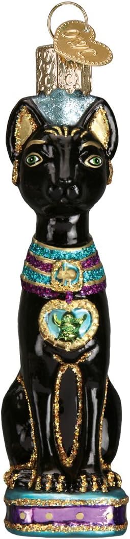 Old World Christmas - Egyptian Cat Ornament - Multicolored