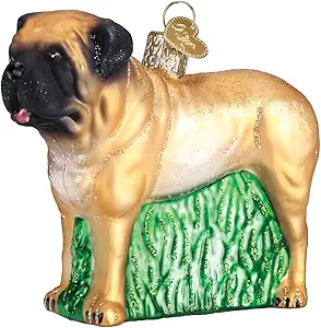 Old World Christmas - English Mastiff Ornament - Multicolored
