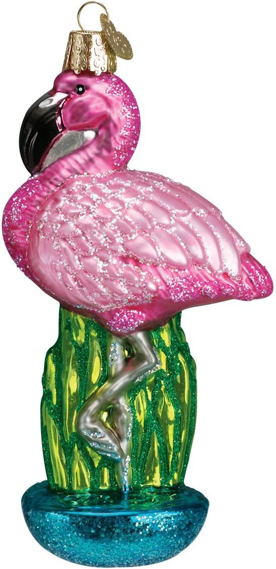 Old World Christmas - Flamingo Ornament - Multicolored