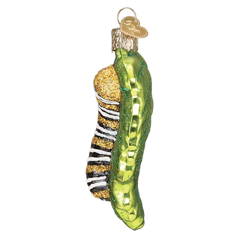Old World Christmas - Fuzzy Caterpillar Ornament - Multicolored