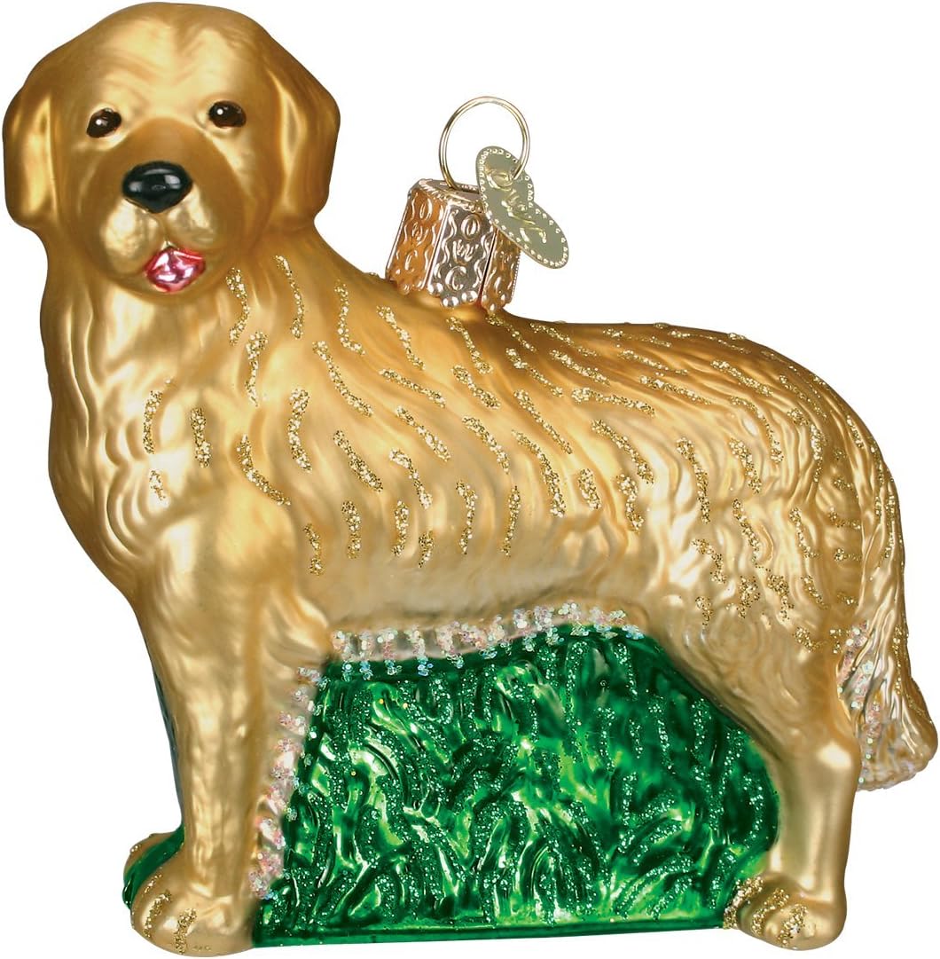 Old World Christmas - Golden Retriever Ornament - Multicolored