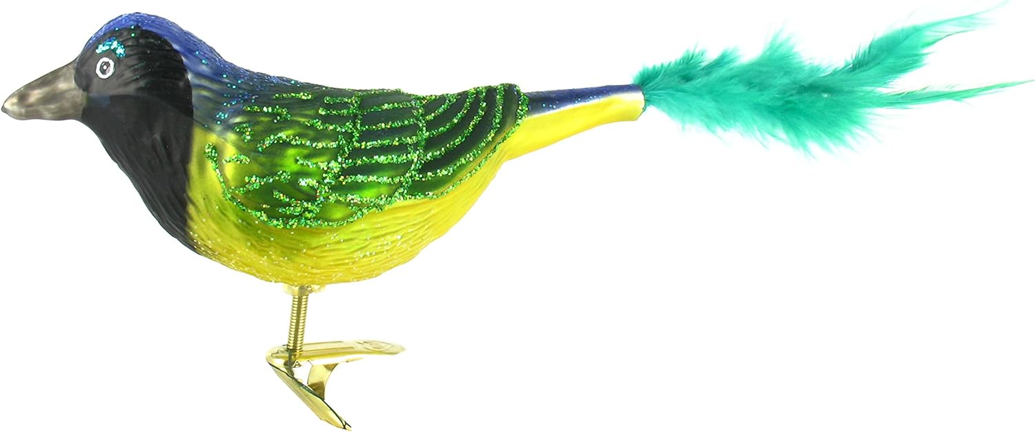 Old World Christmas - Green Jay Ornament - Multicolored