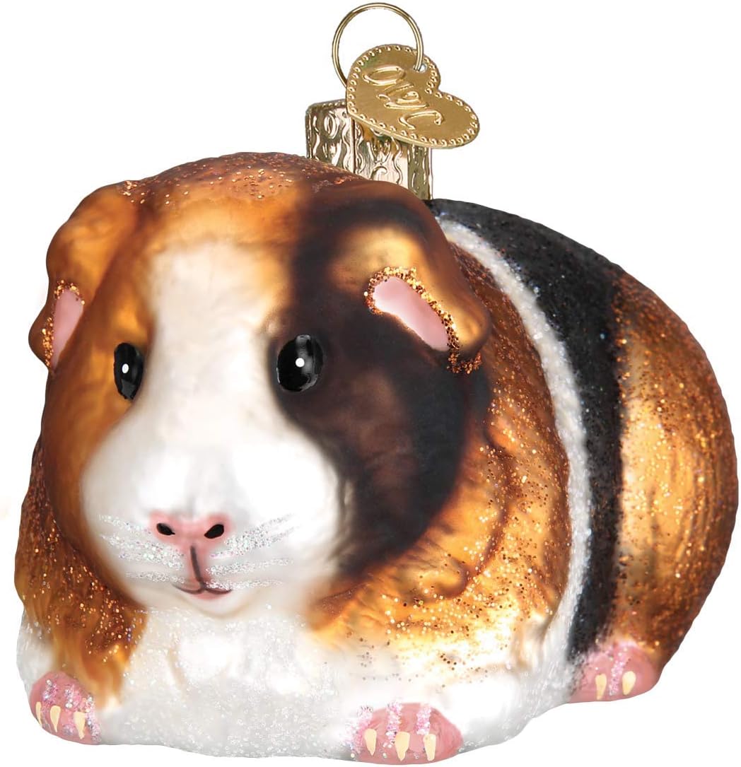 Old World Christmas - Guinea Pig Ornament - Multicolored