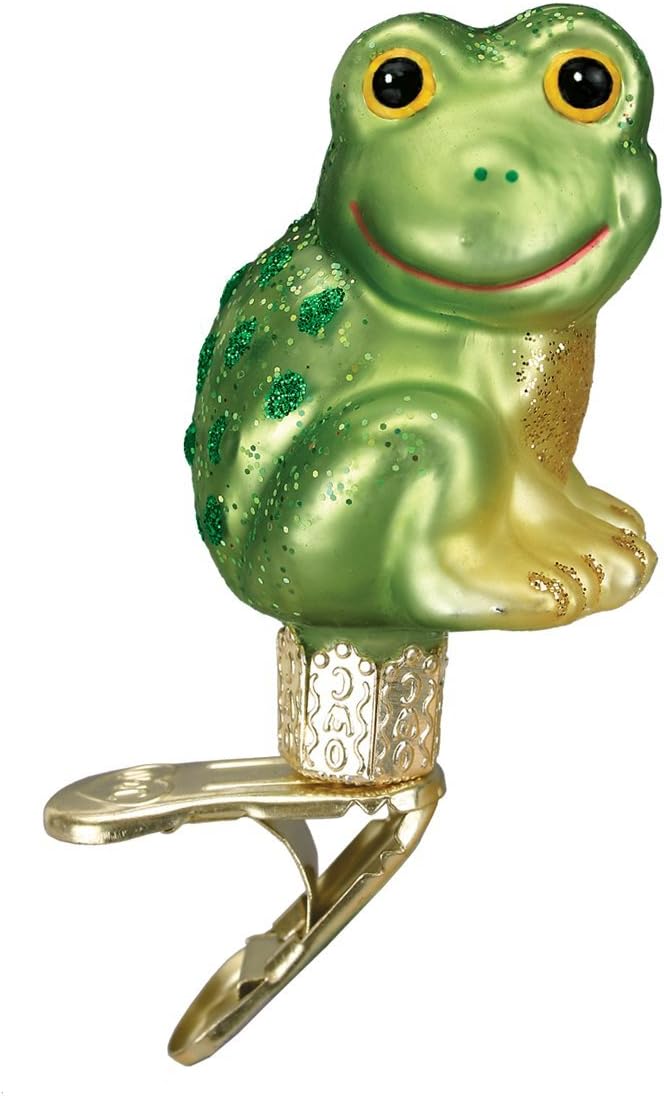 Old World Christmas - Happy Froggy Ornament - Multicolored