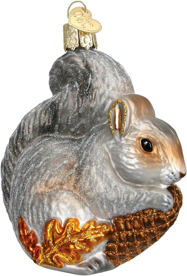 Old World Christmas - Hungry Squirrel Ornament - Multicolored