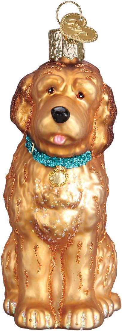 Old World Christmas - Irish Doodle Ornament - Multicolored