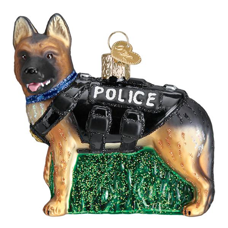 Old World Christmas - K-9 Dog Ornament - Multicolored