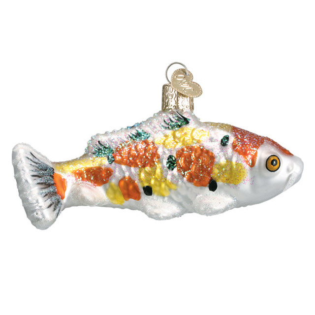 Old World Christmas - Koi Yellow Spots Ornament - Multicolored