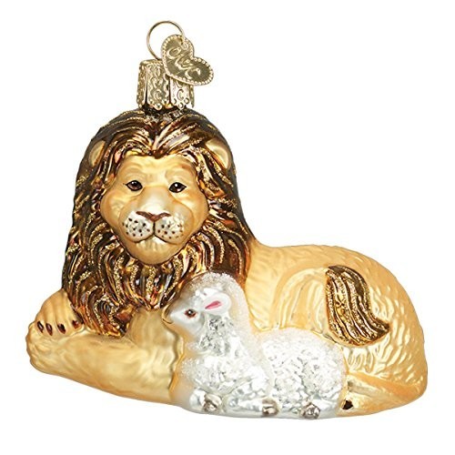 Old World Christmas - Lion And Lamb Ornament - Multicolored