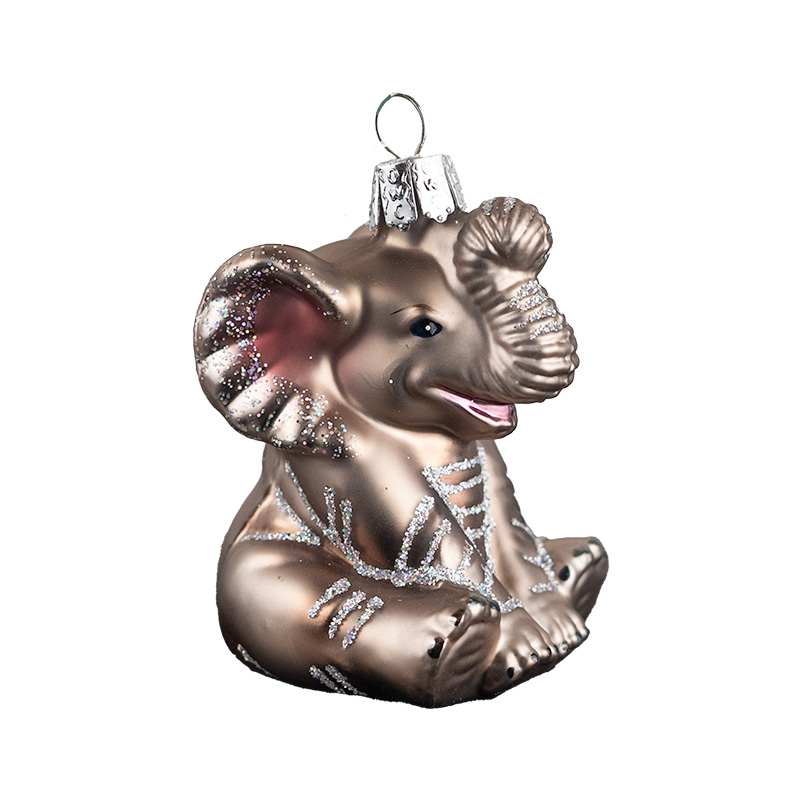 Old World Christmas - Little Elephant Ornament - Multicolored