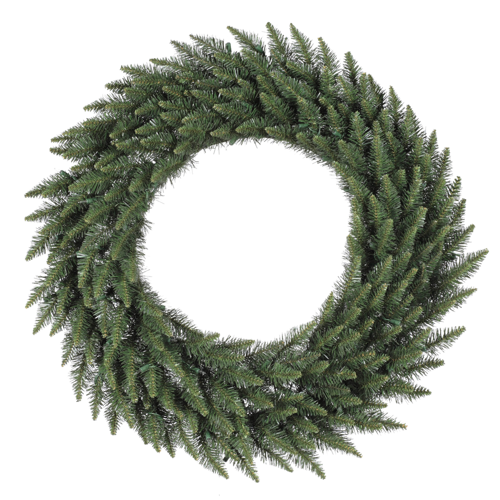 Vickerman - Camdon Fir Artificial Christmas Wreath, Unlit - Image 3