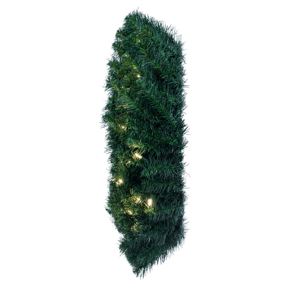 Vickerman - Douglas Fir Artificial Christmas Wreath, Clear Dura-lit Incandescent Mini Lights - Image 20