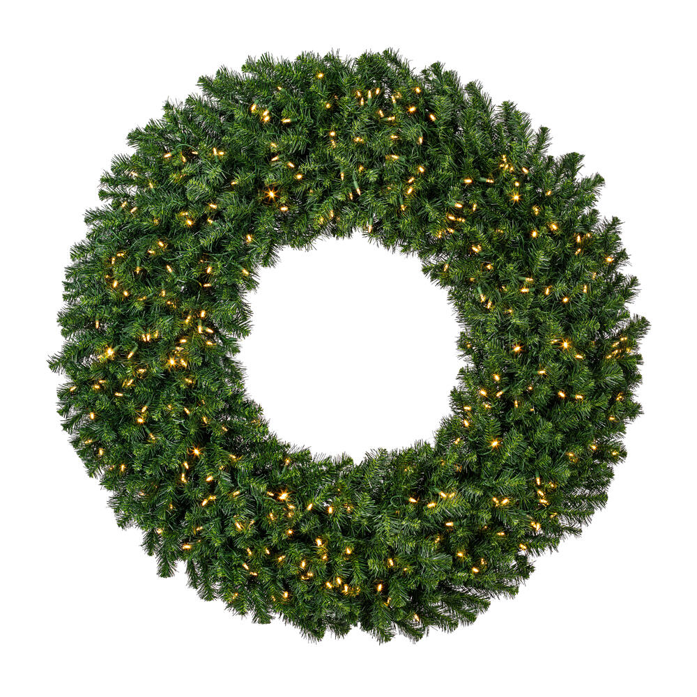 Vickerman - Douglas Fir Artificial Christmas Wreath, Clear Dura-lit Incandescent Mini Lights - Image 8