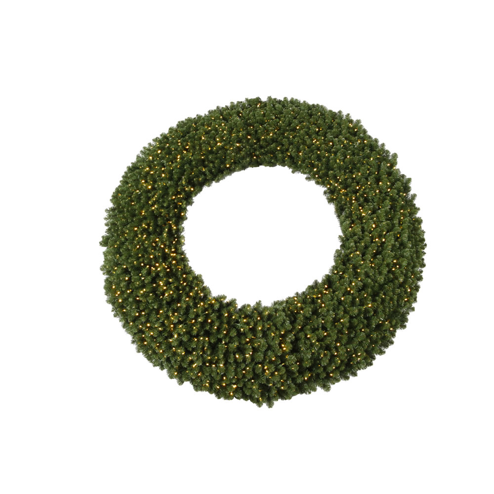 Vickerman - Grand Teton Artificial Christmas Wreath, Warm White Single Mold Wide Angle LED Lights - Image 16