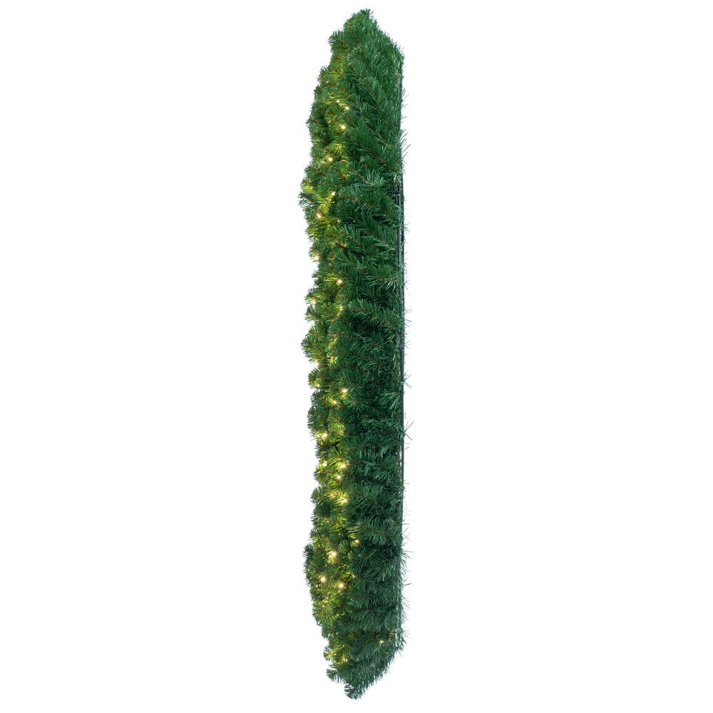 Vickerman - Grand Teton Artificial Christmas Wreath, Warm White Single Mold Wide Angle LED Lights - Image 7