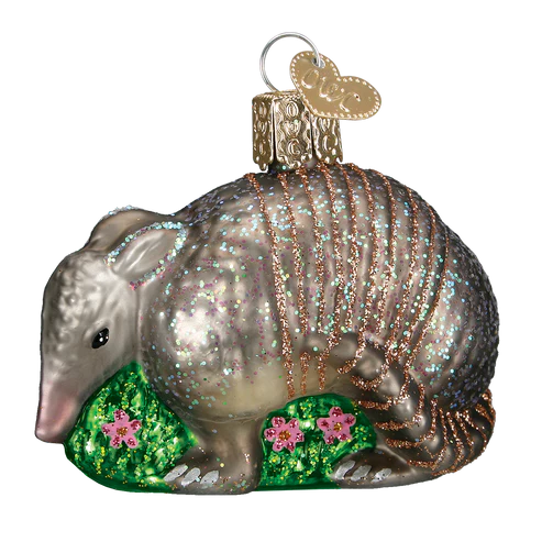 Whimsical Ornaments - Armadillo Ornament With Beautiful Vibrant Colors, Makes a perfect gift for animal lovers- Multicolored