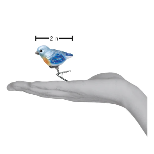 Whimsical Ornaments - Baby Bluebird Ornament With Beautiful Vibrant Colors, Makes a perfect gift - Multicolored - Image 2