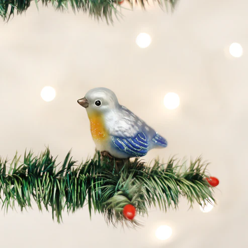 Whimsical Ornaments - Baby Bluebird Ornament With Beautiful Vibrant Colors, Makes a perfect gift - Multicolored - Image 3