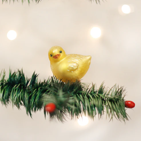 Whimsical Ornaments - Baby Chick Ornament With Beautiful Vibrant Colors, Makes a perfect gift - Yellow - Image 3