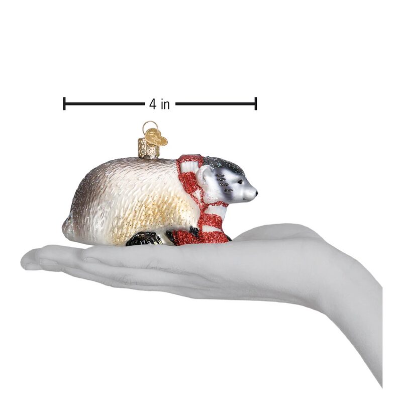 Whimsical Ornaments - Badger Ornament With Beautiful Vibrant Colors, Makes a perfect gift - Multicolored - Image 5