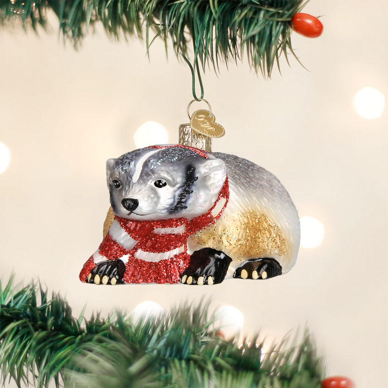 Whimsical Ornaments - Badger Ornament With Beautiful Vibrant Colors, Makes a perfect gift - Multicolored - Image 2
