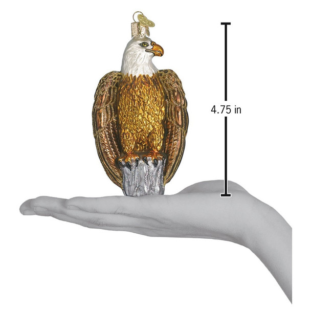 Whimsical Ornaments - Bald Eagle Ornament With Beautiful Vibrant Colors, Makes a perfect gift - Multicolored - Image 2