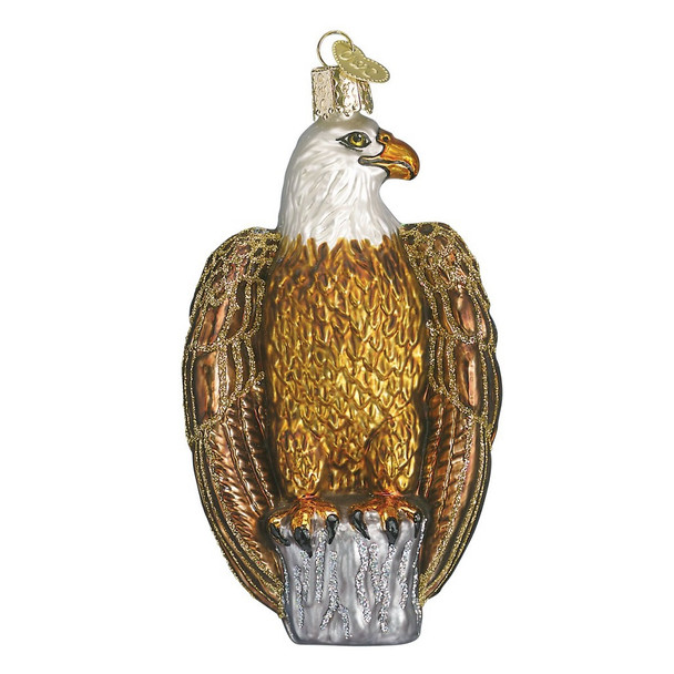 Whimsical Ornaments - Bald Eagle Ornament With Beautiful Vibrant Colors, Makes a perfect gift - Multicolored