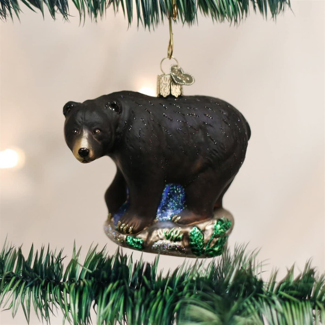 Whimsical Ornaments - Black Bear Ornament With Beautiful Vibrant Colors, Makes a perfect gift - Multicolored - Image 2
