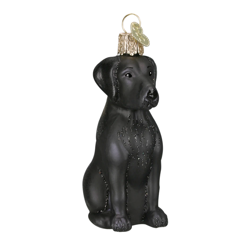 Whimsical Ornaments - Black Labrador Ornament With Beautiful Vibrant Colors, Makes a perfect gift - Multicolored