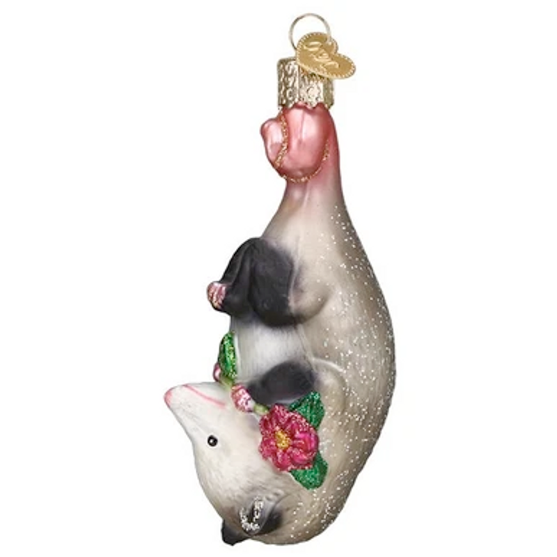 Whimsical Ornaments - Blossom Opossum Ornament With Beautiful Vibrant Colors, Makes a perfect gift - Multicolored - Image 3