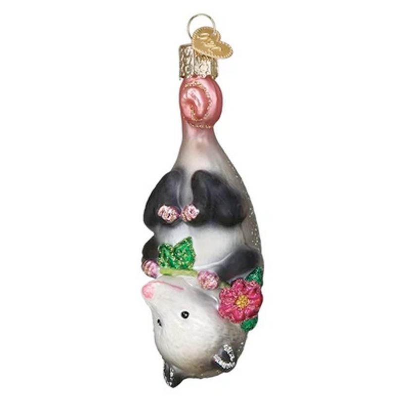 Whimsical Ornaments - Blossom Opossum Ornament With Beautiful Vibrant Colors, Makes a perfect gift - Multicolored