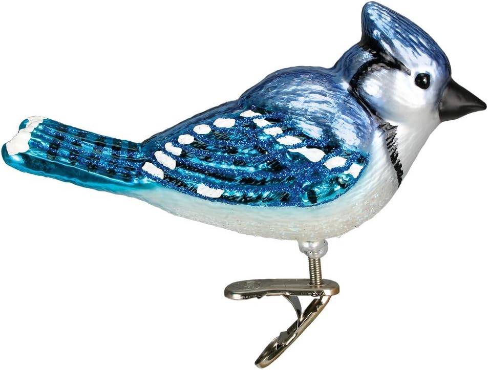 Whimsical Ornaments - Bright Blue Jay Ornament With Beautiful Vibrant Colors, Makes a perfect gift - Multicolored