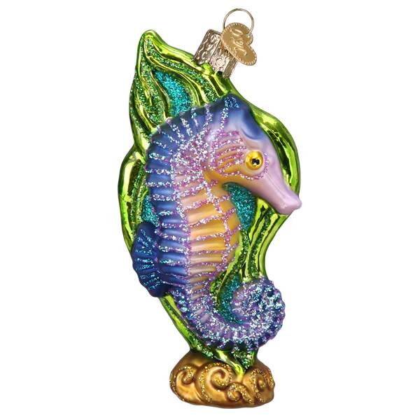 Whimsical Ornaments - Bright Seahorse Ornament With Beautiful Vibrant Colors, Makes a perfect gift - Multicolored