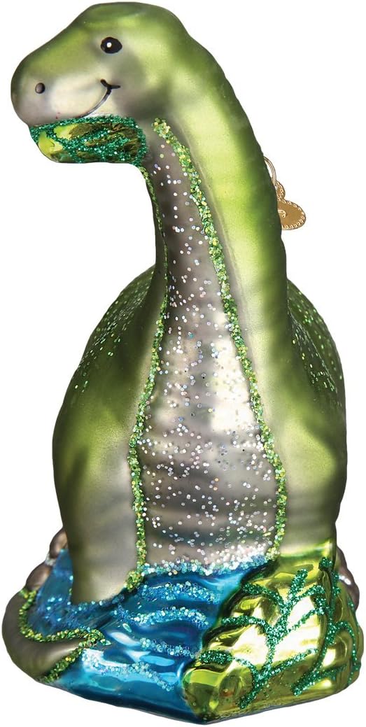 Whimsical Ornaments - Brontosaurus Ornament With Beautiful Vibrant Colors, Makes a perfect gift - Multicolored - Image 3