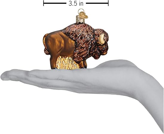 Whimsical Ornaments - Buffalo Ornament With Beautiful Vibrant Colors, Makes a perfect gift - Multicolored - Image 3