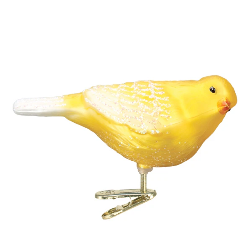 Whimsical Ornaments - Canary Ornament With Beautiful Vibrant Colors, Makes a perfect gift - Multicolored