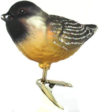 Whimsical Ornaments - Cheery Chickadee Ornament With Beautiful Vibrant Colors, Makes a perfect gift - Multicolored